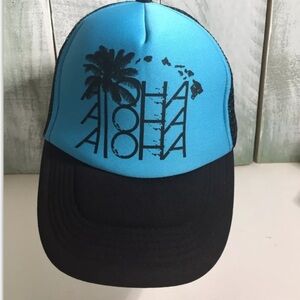 Vintage Hawaiin Headware Trucker Hat 1980’s Aloha